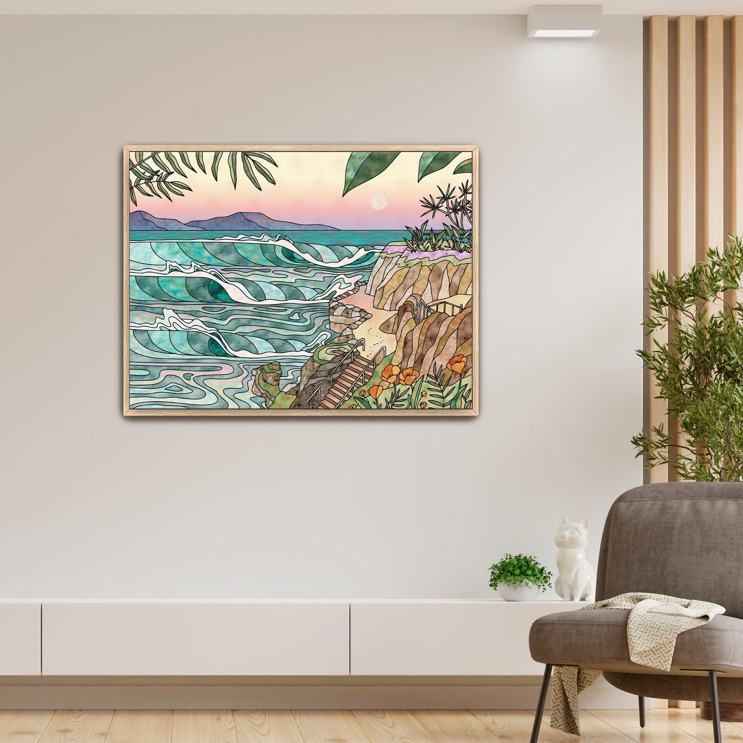 South Swell Art Print