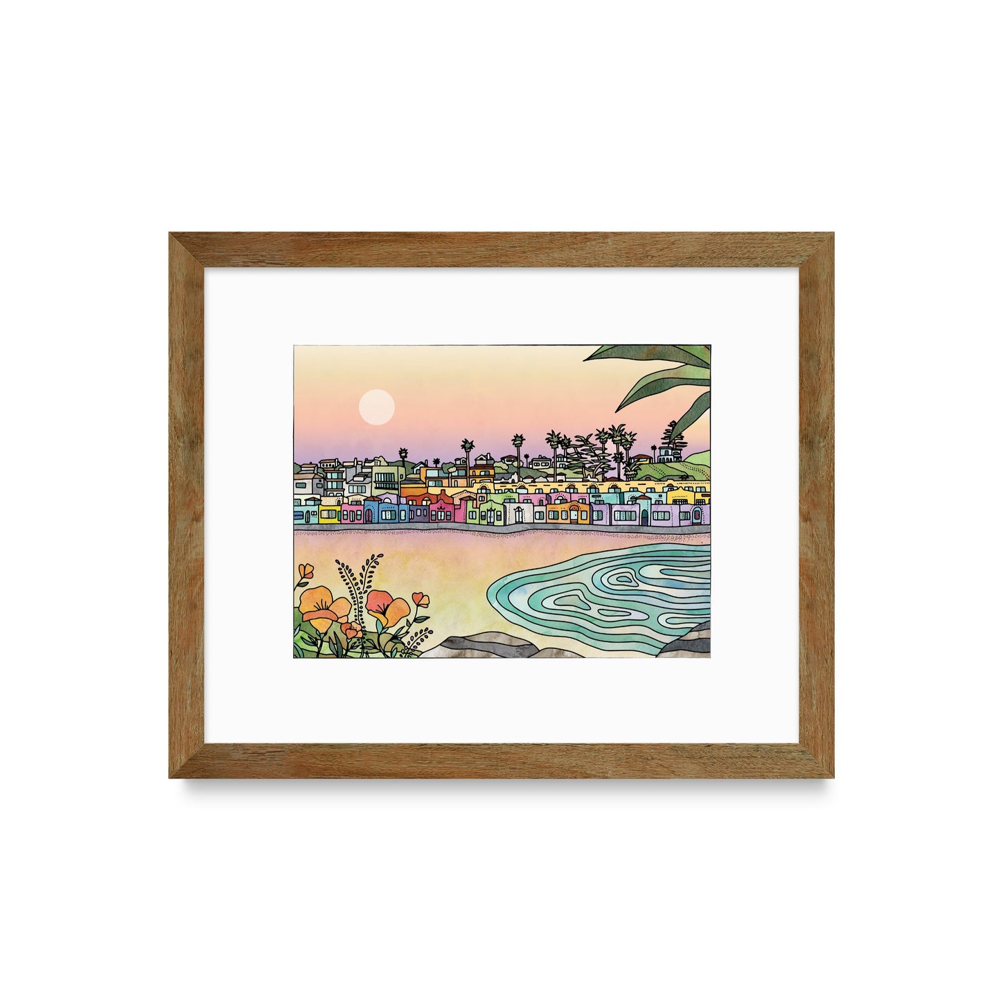 Capitola Venetians Art Print