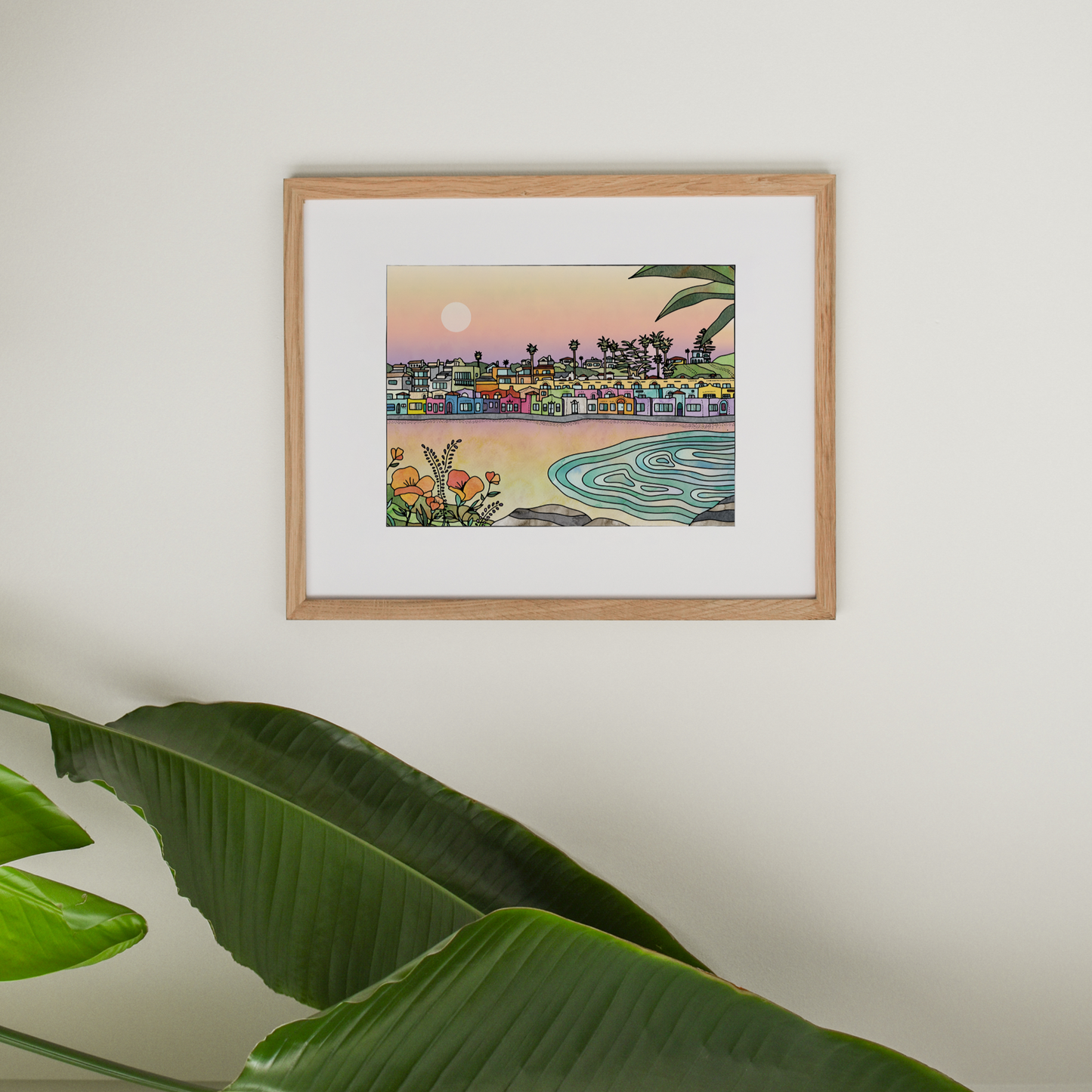Capitola Venetians Art Print