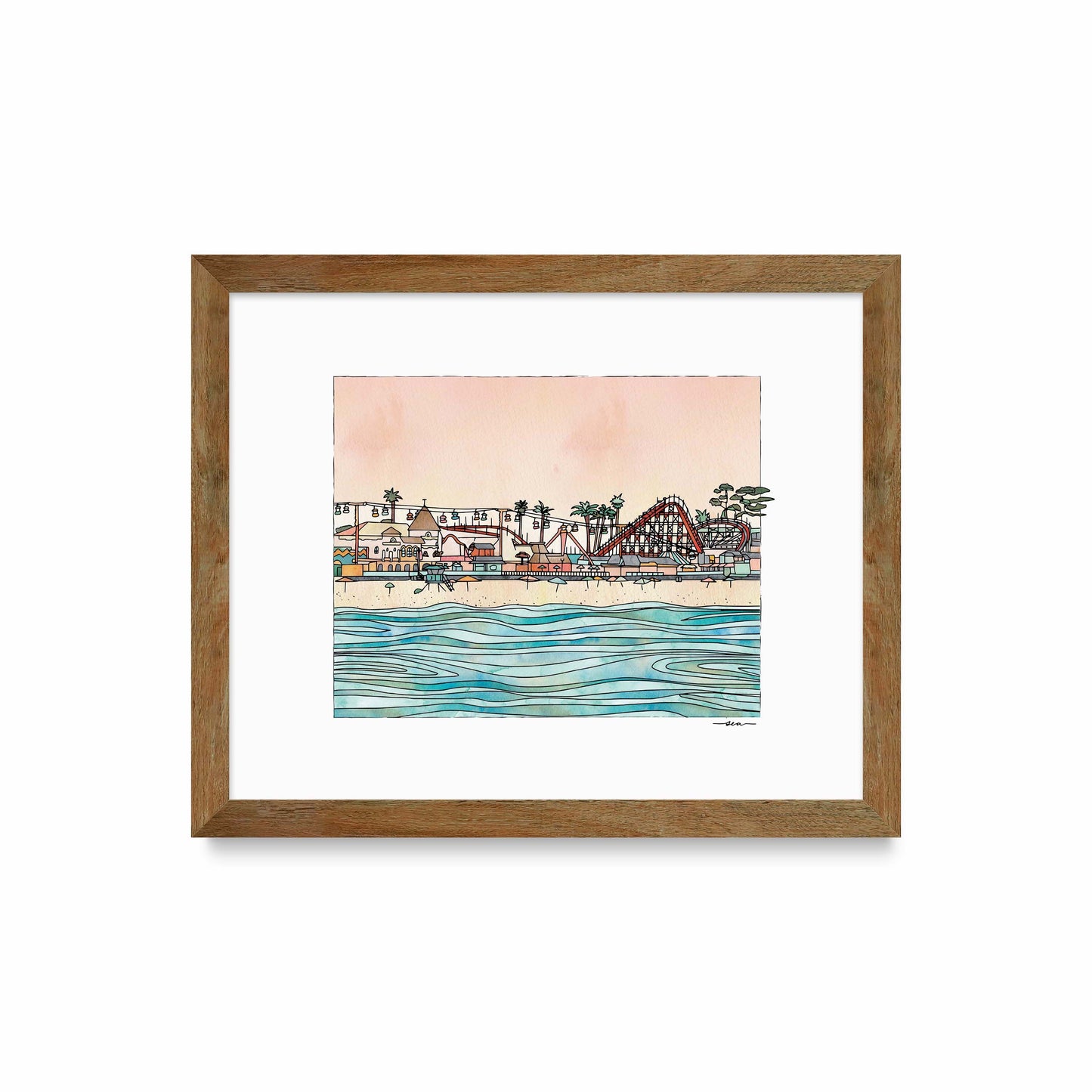The Boardwalk Art Print