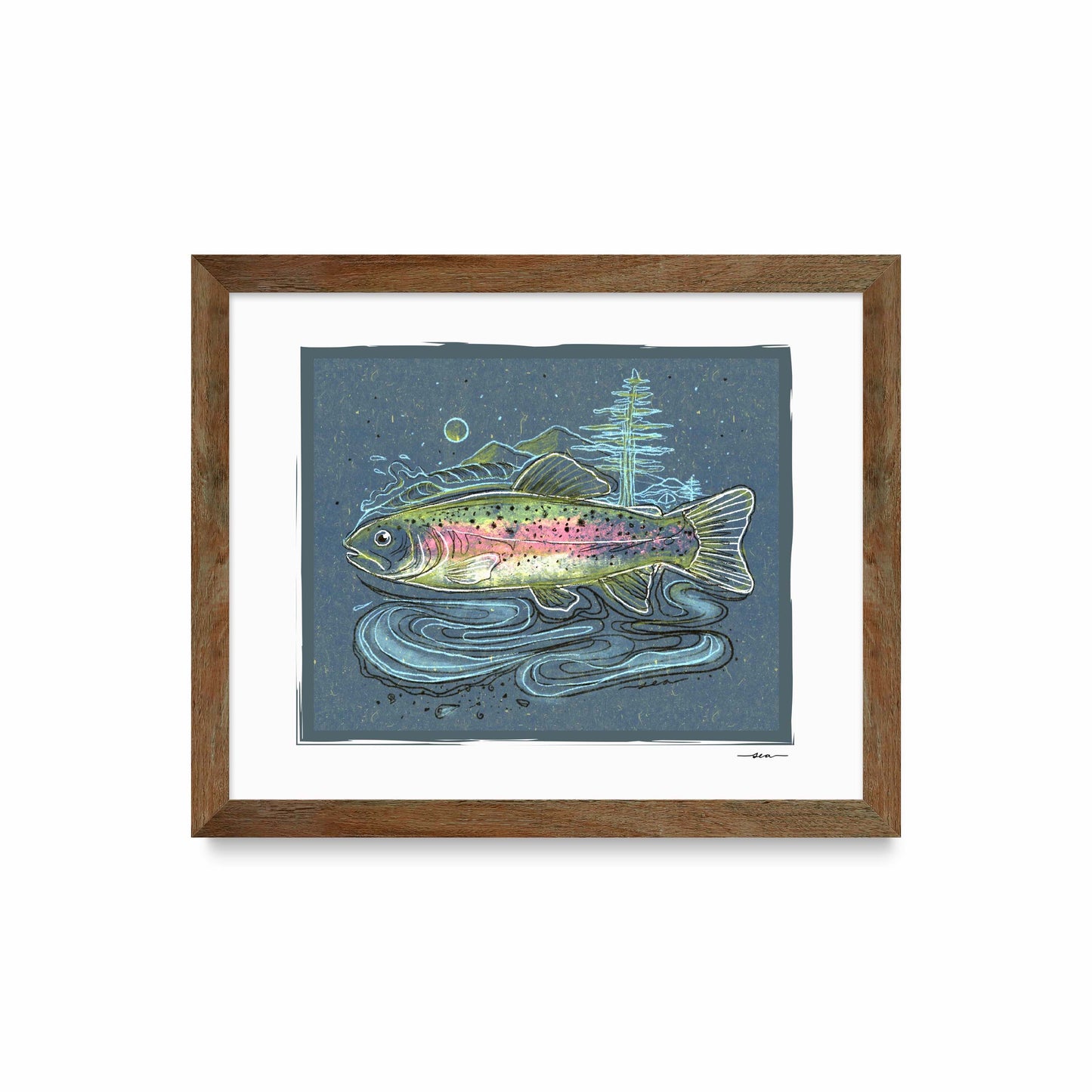 Rainbow Trout Art Print