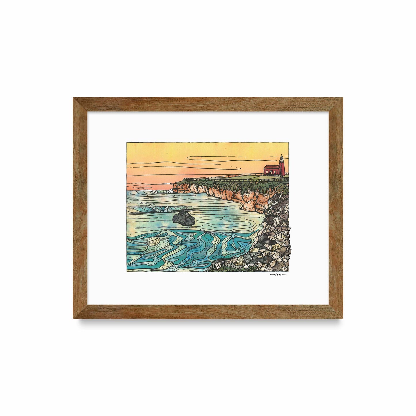 Steamer Lane Art Print