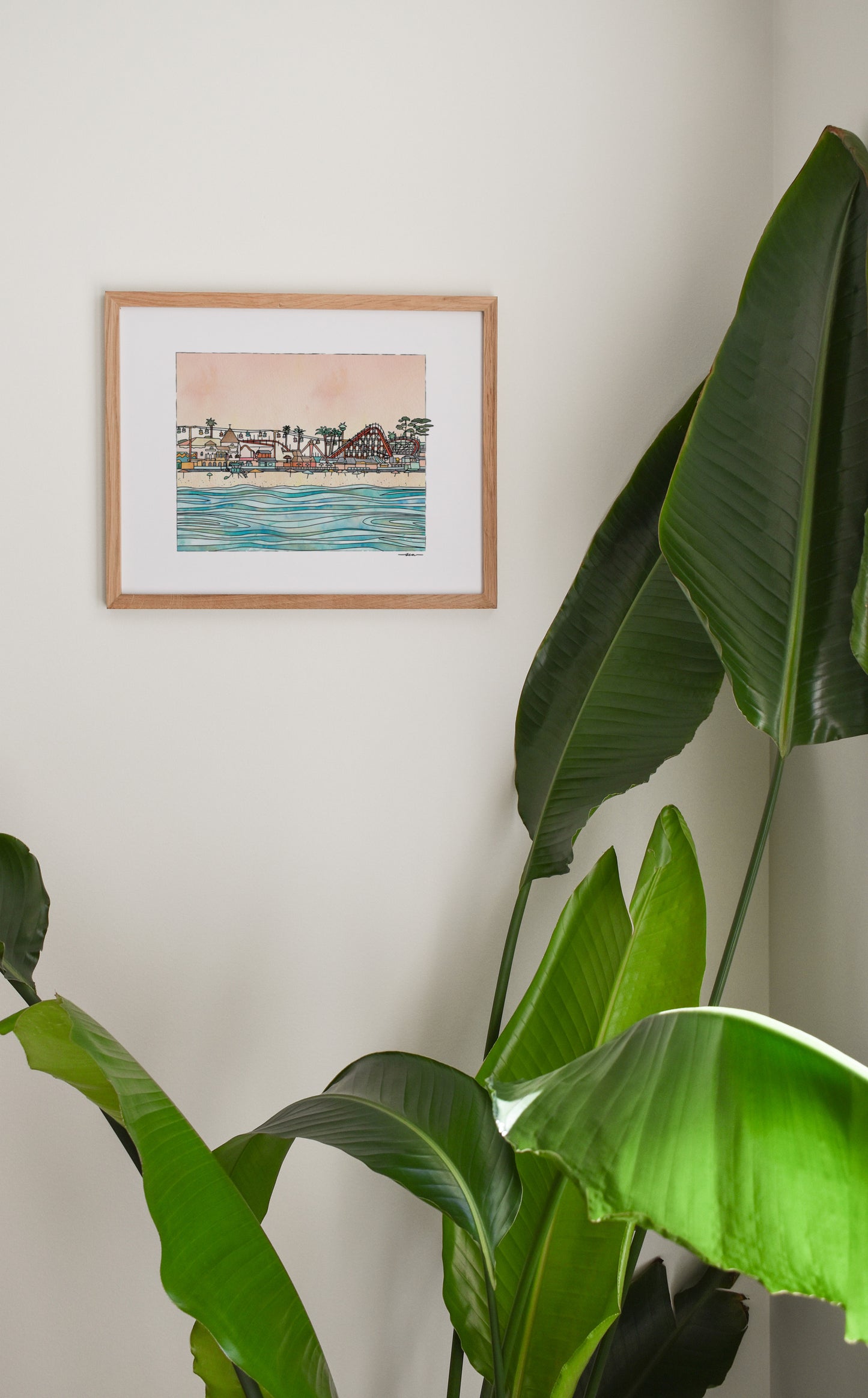 The Boardwalk Art Print