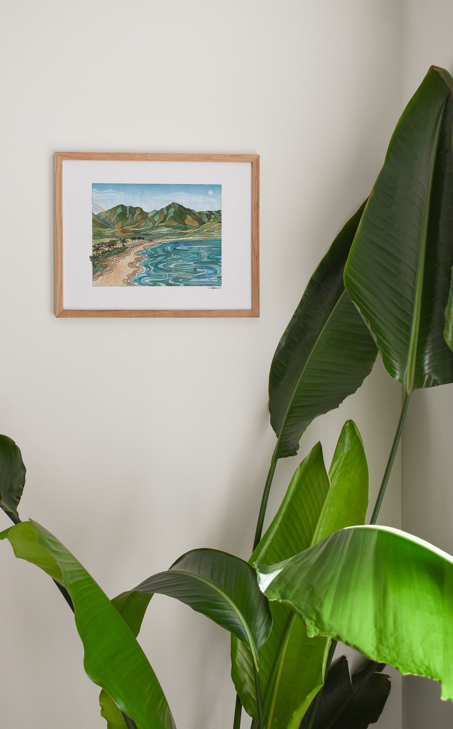 Hanalei Bay Art Print