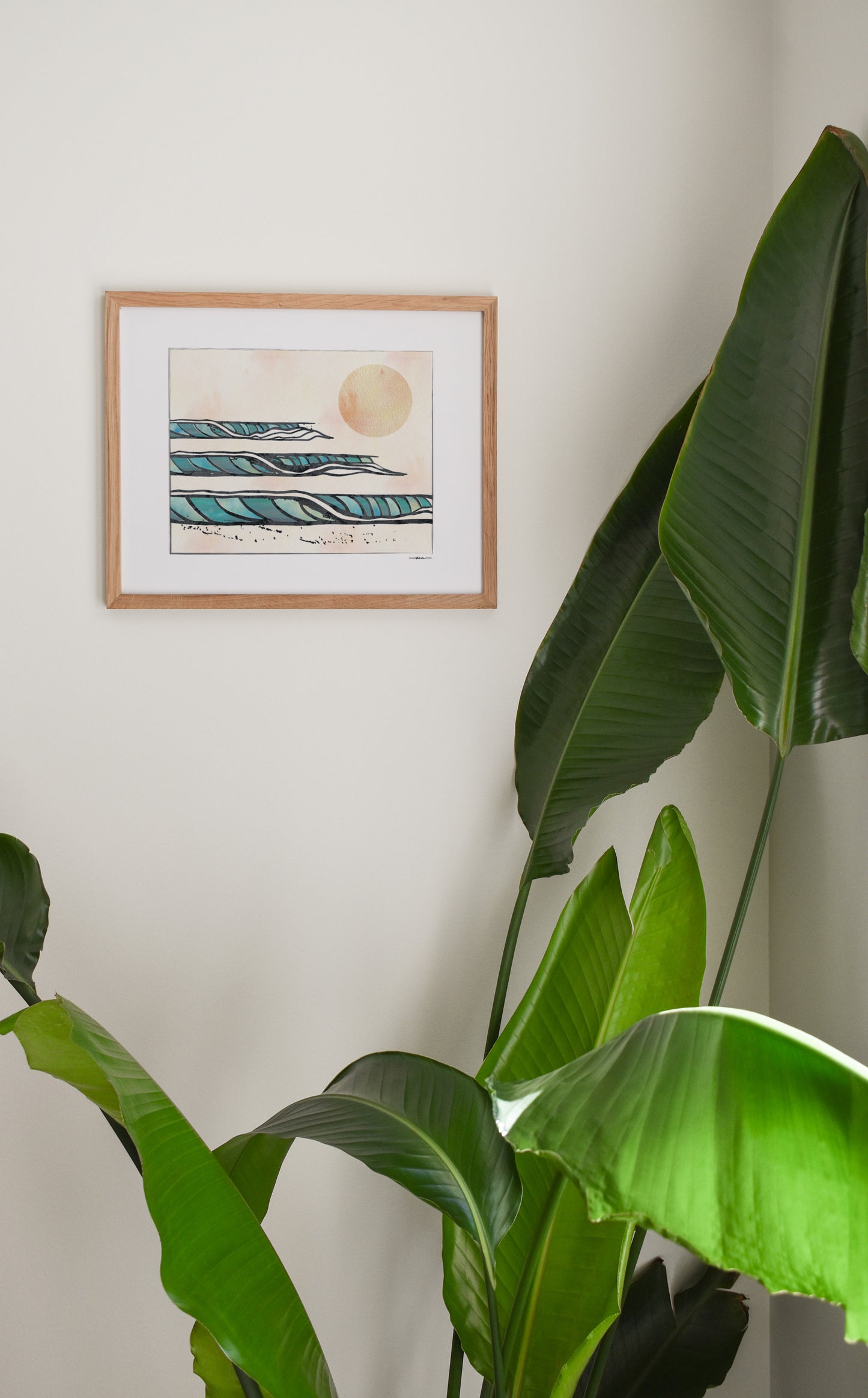 Wave of the Day Art Print