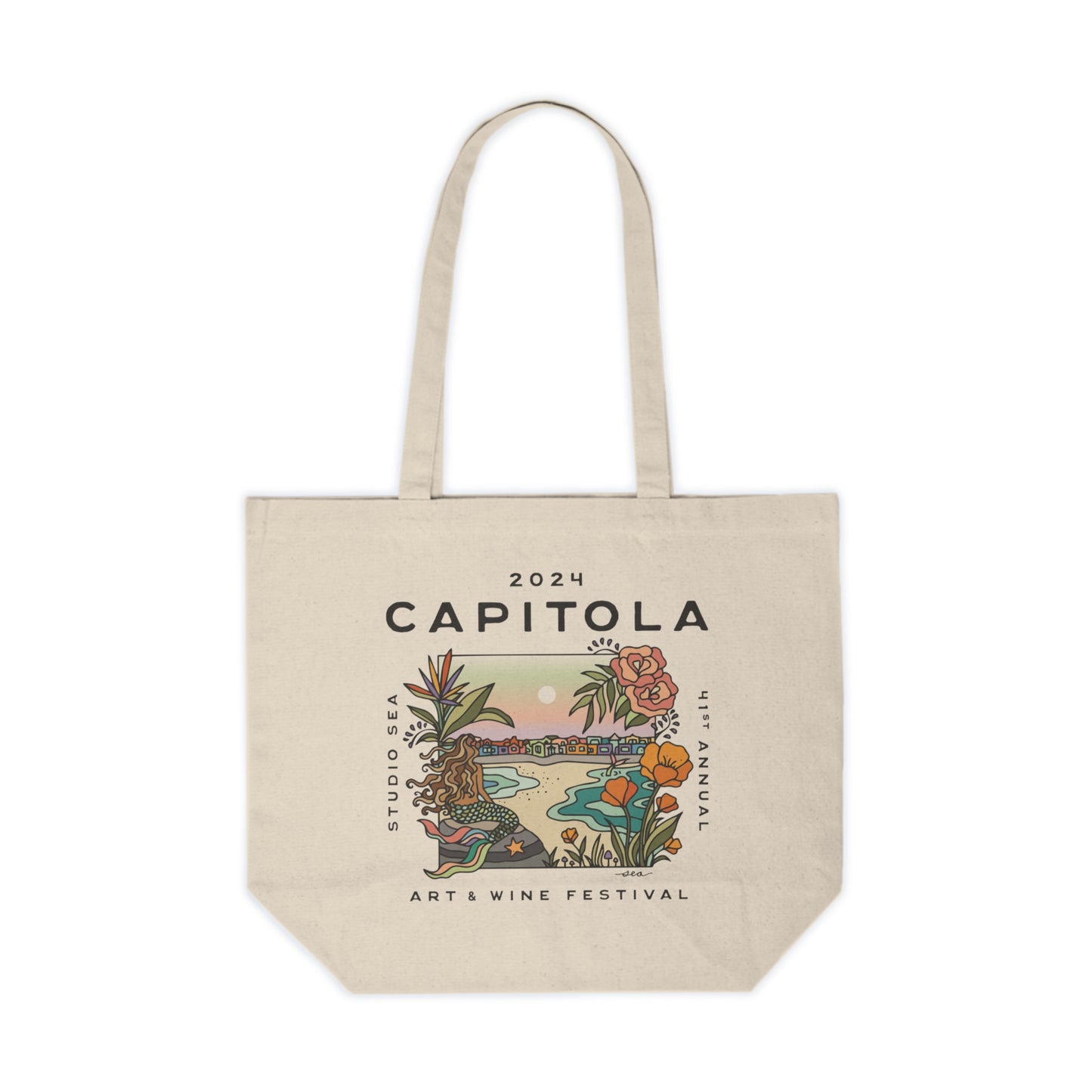 2024 Capitola Art and Wine Festival Tote Bag