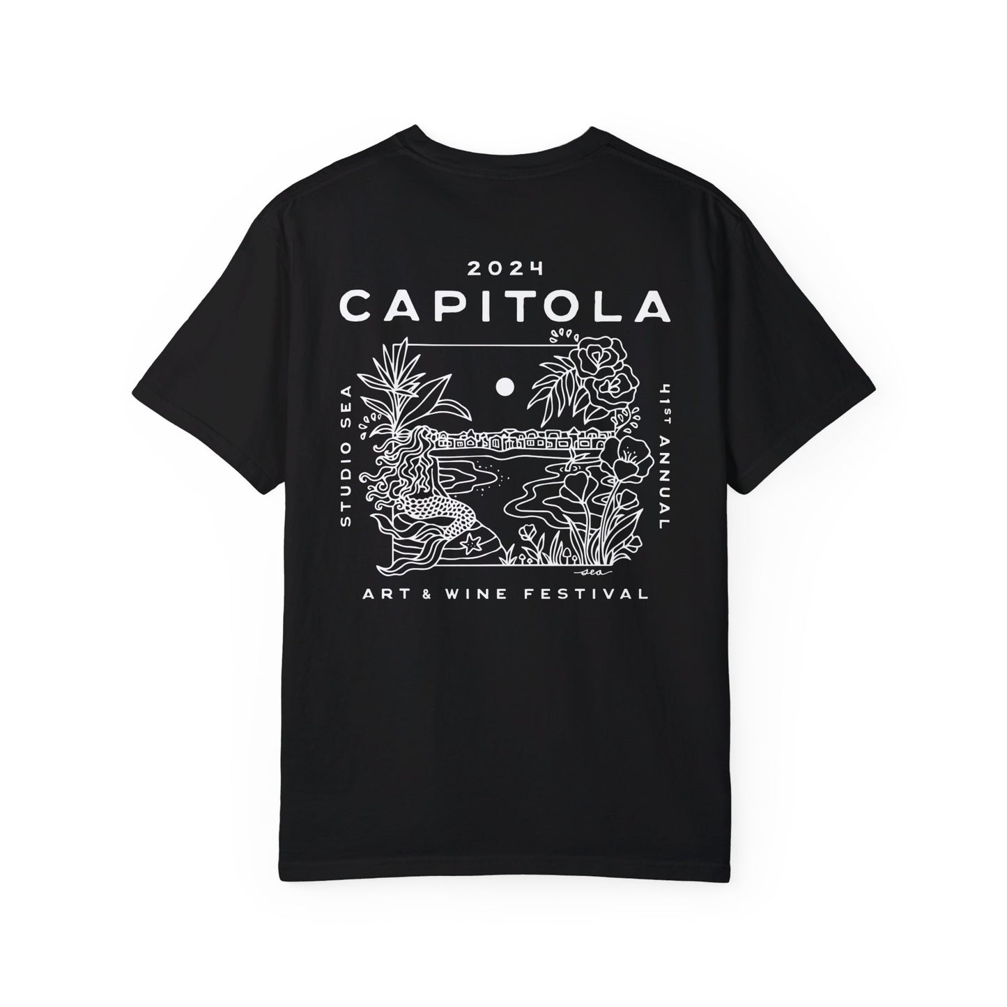 2024 Capitola Art and Wine Festival Poster Tee